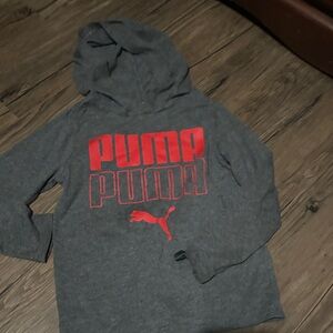 Puma boys hooded tee